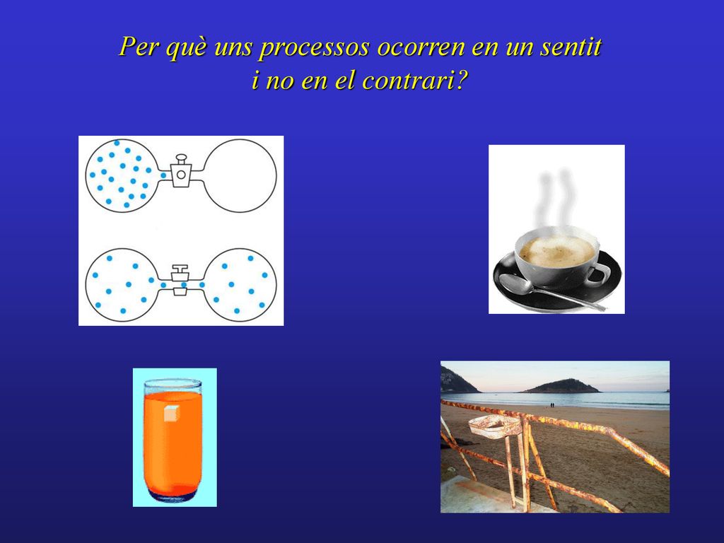 Per què uns processos ocorren en un sentit i no en el contrari