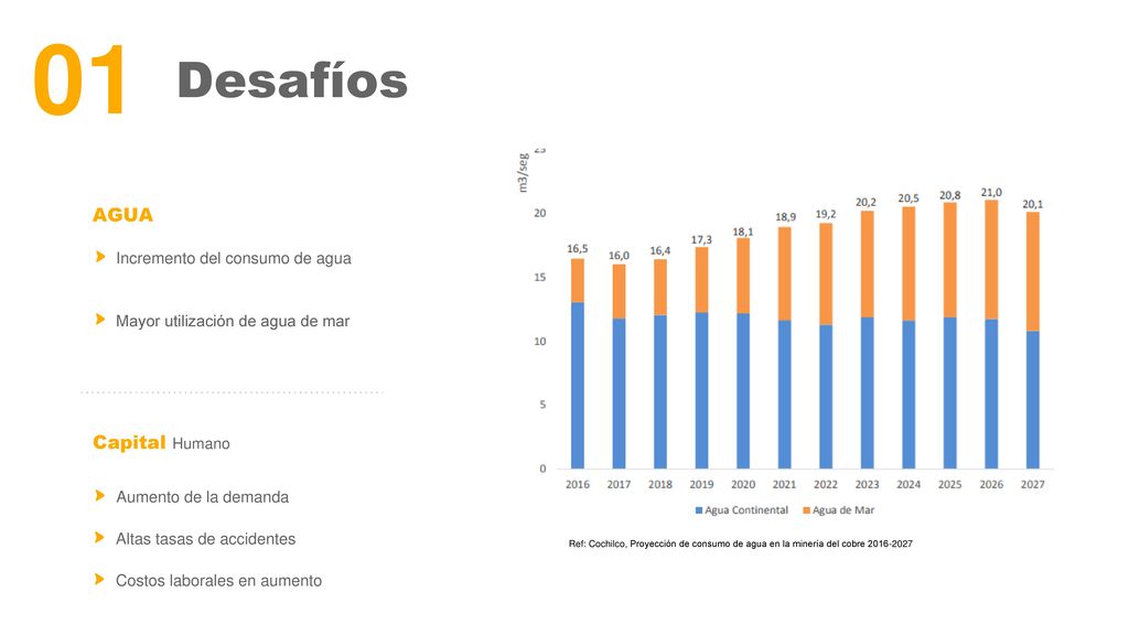 01 Desafíos AGUA Capital Humano Incremento del consumo de agua