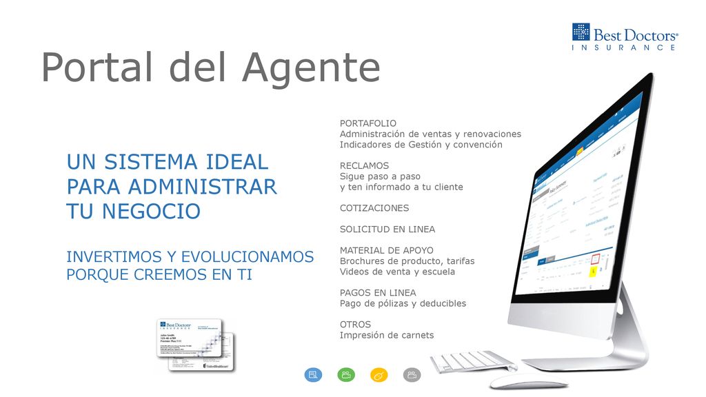 Portal del Agente UN SISTEMA IDEAL PARA ADMINISTRAR TU NEGOCIO