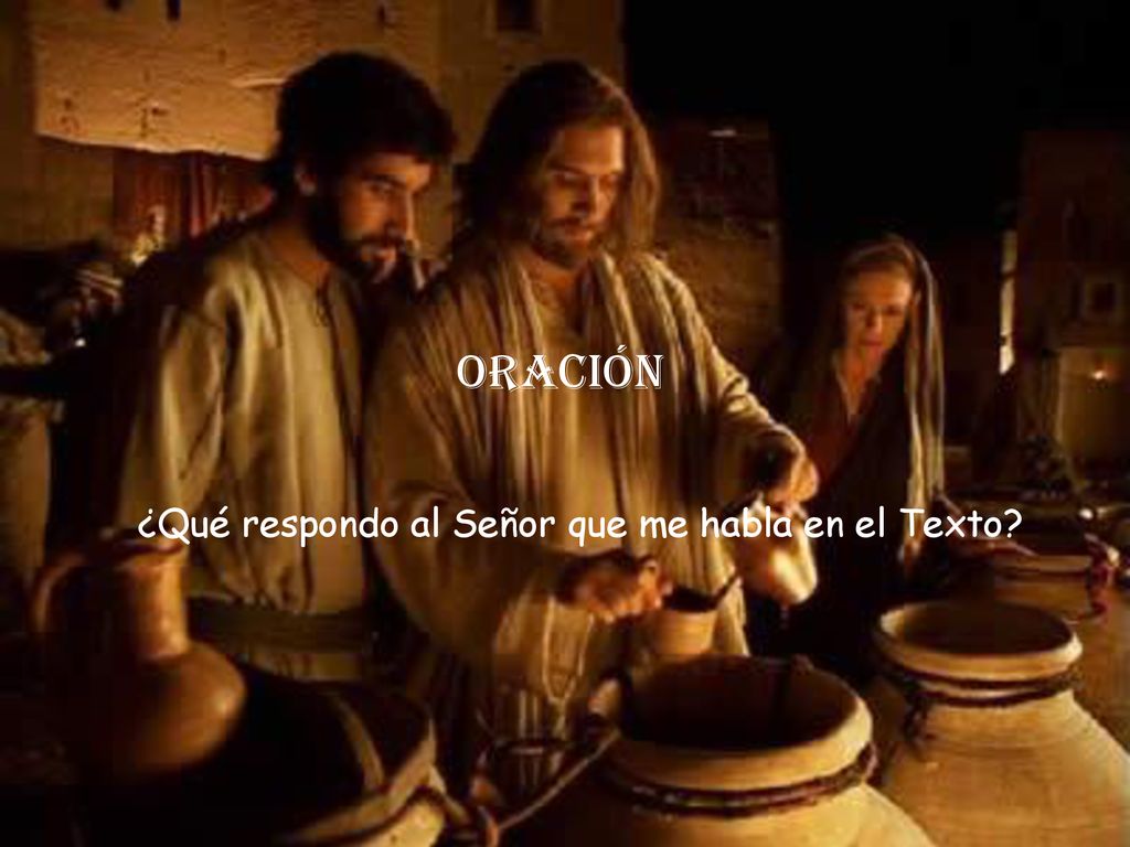 ¿Qué respondo al Señor que me habla en el Texto