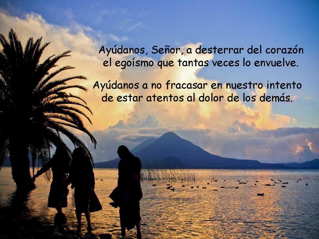 Ayúdanos, Señor, a desterrar del corazón