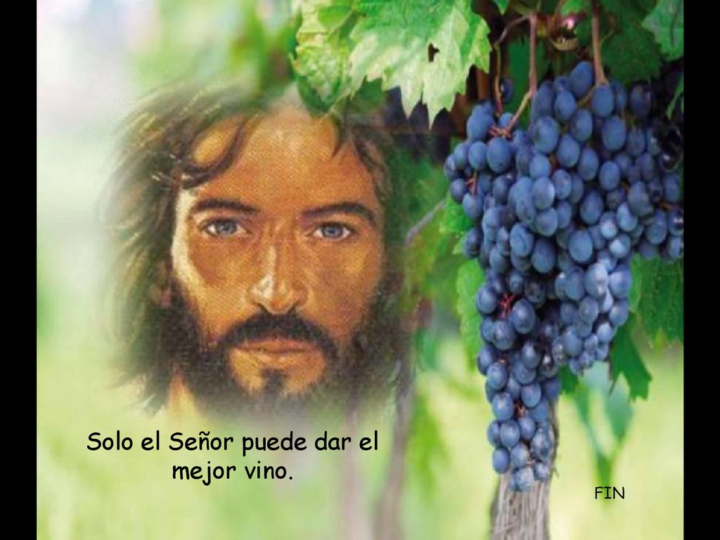 Solo el Señor puede dar el mejor vino.