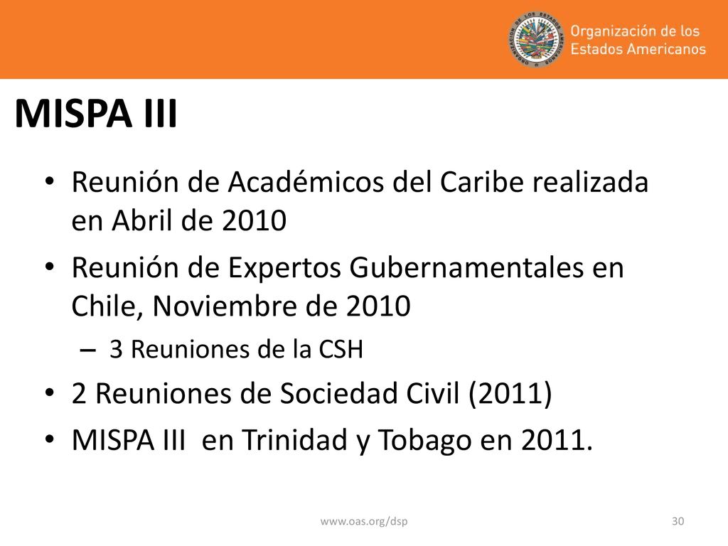 MISPA III Reunión de Académicos del Caribe realizada en Abril de 2010