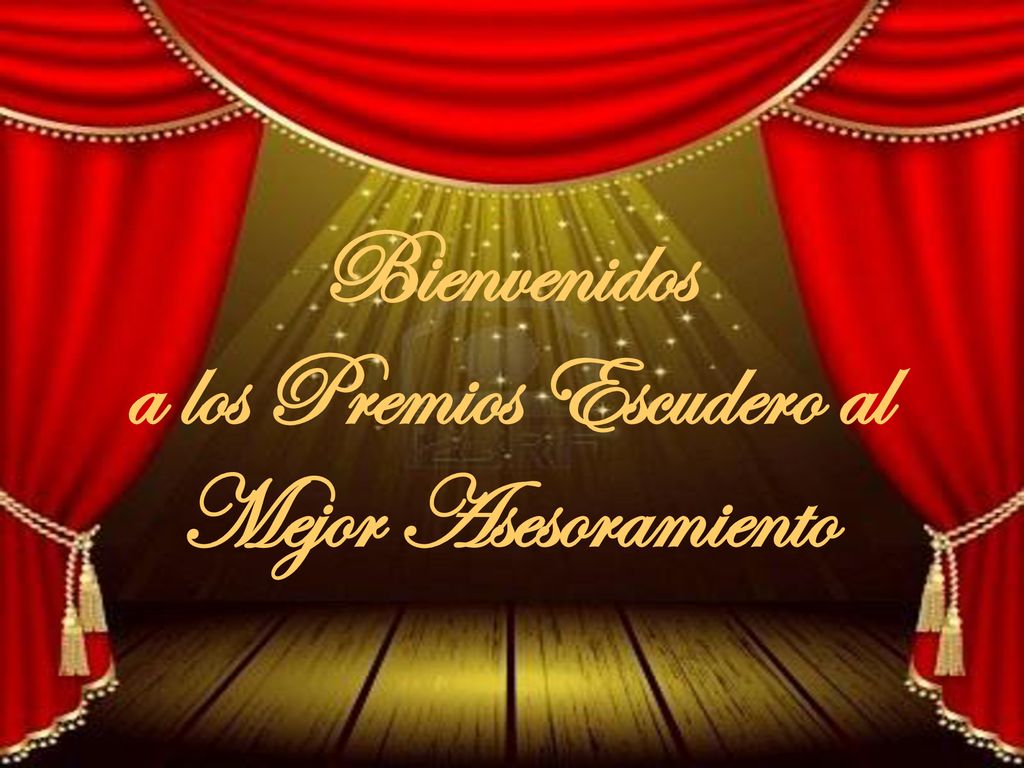 Bienvenidos a los Premios Escudero al Mejor Asesoramiento