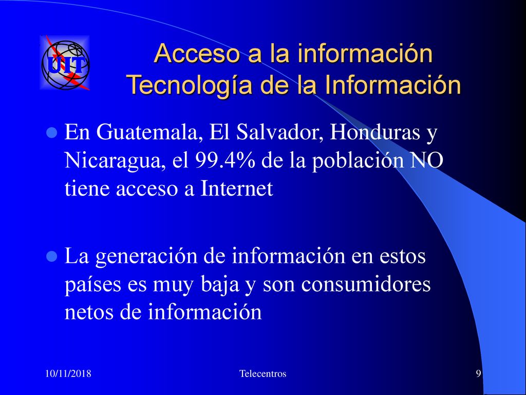 Acceso a la información Tecnología de la Información