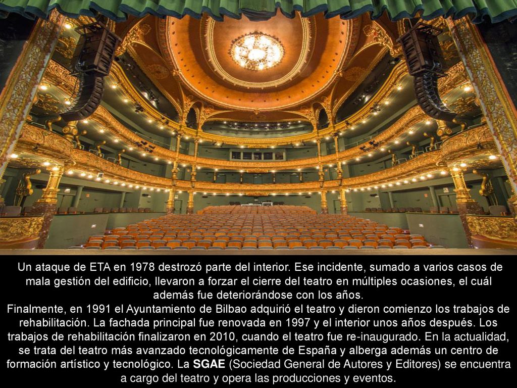 Un ataque de ETA en 1978 destrozó parte del interior