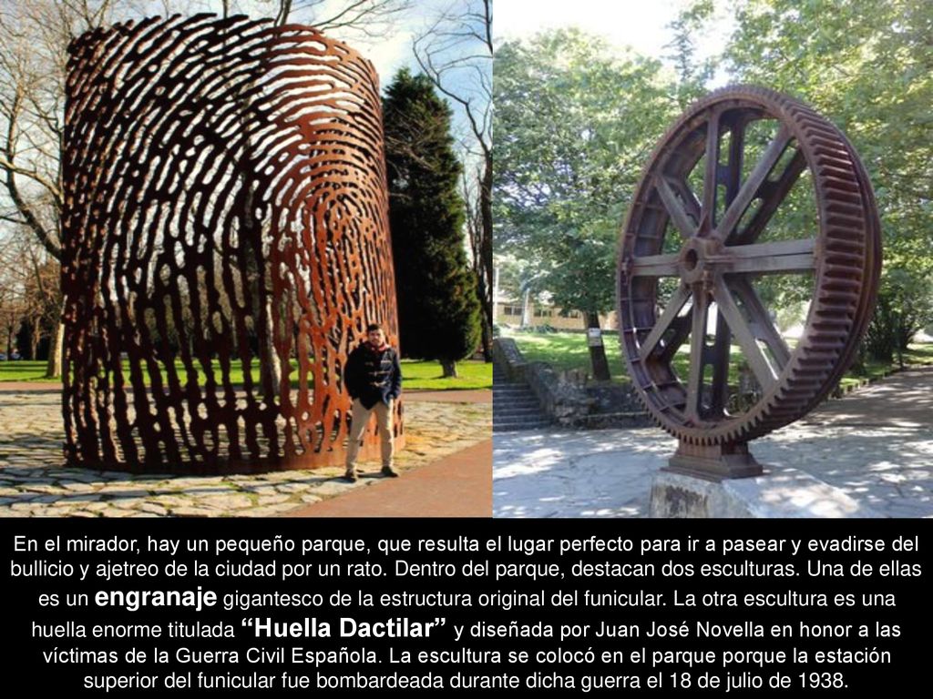 En el mirador, hay un pequeño parque, que resulta el lugar perfecto para ir a pasear y evadirse del bullicio y ajetreo de la ciudad por un rato.