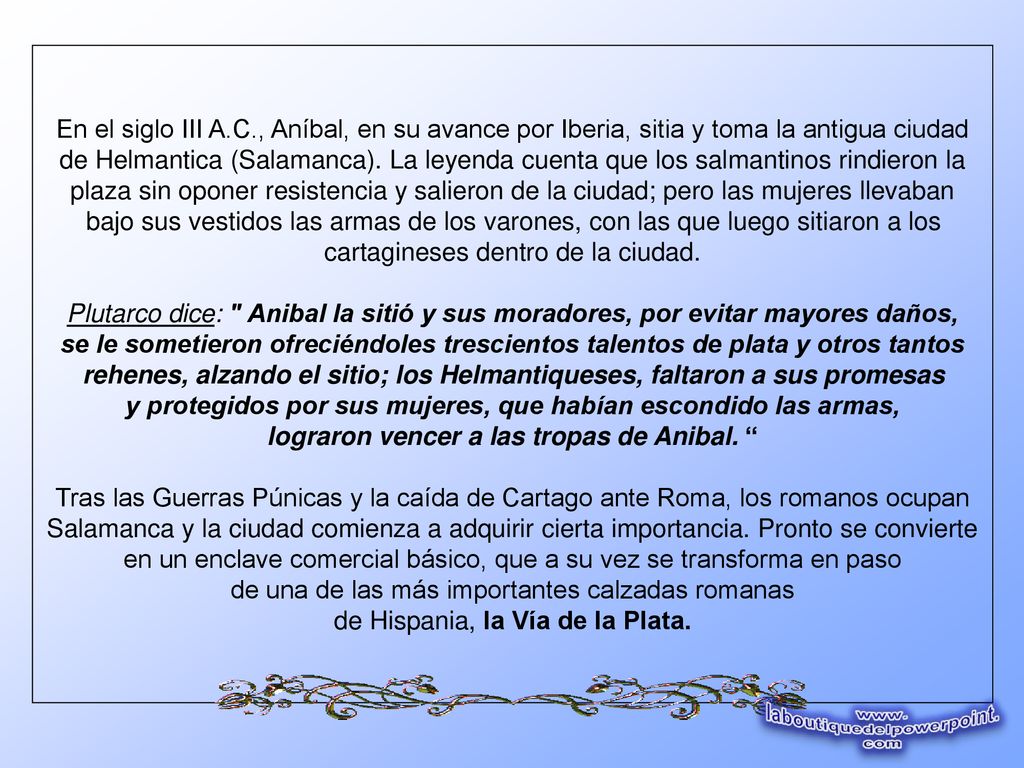 cartagineses dentro de la ciudad.