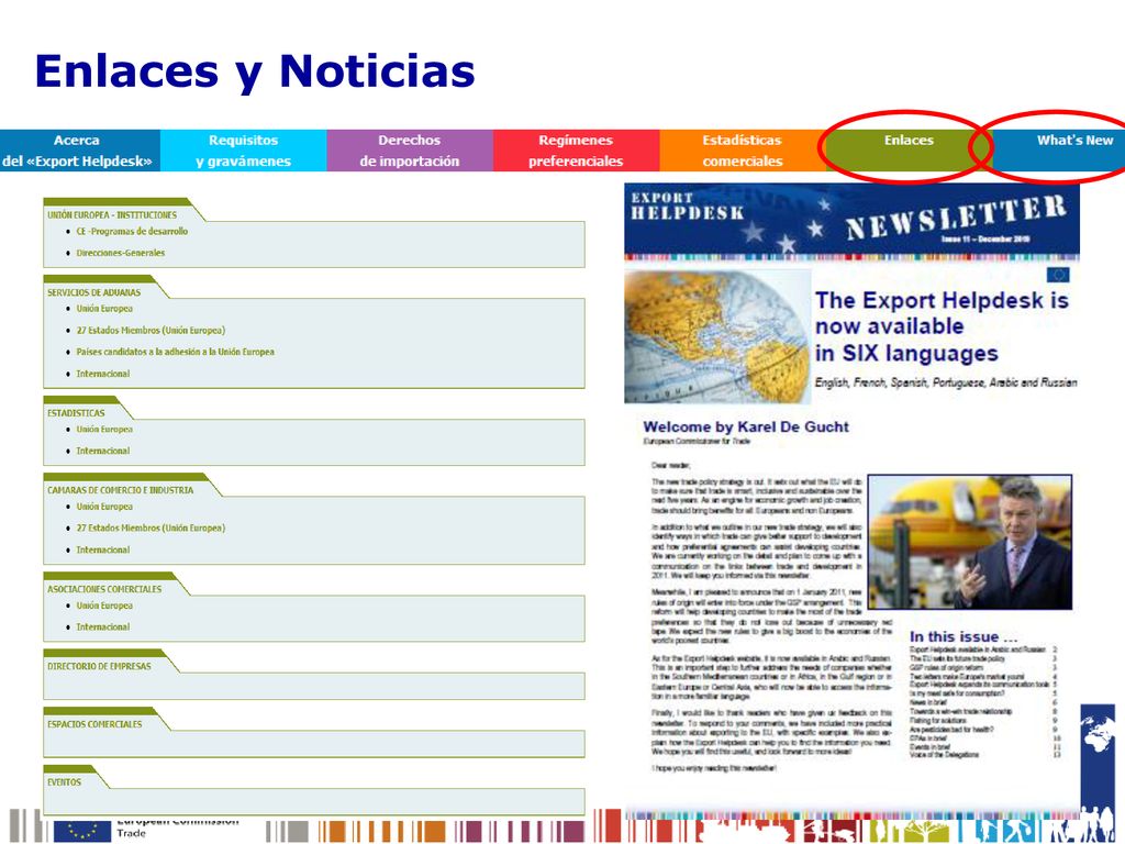 Enlaces y Noticias Asi mismo, en las ultimas dos secciones podrán tener: