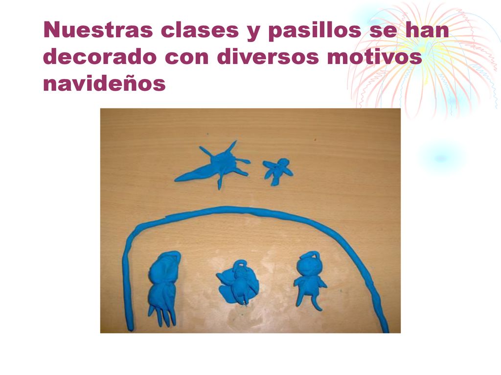 Nuestras clases y pasillos se han decorado con diversos motivos navideños
