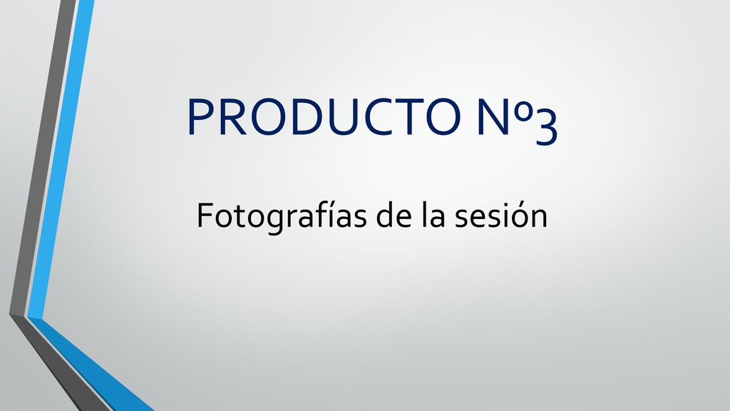 PRODUCTO Nº3 Fotografías de la sesión