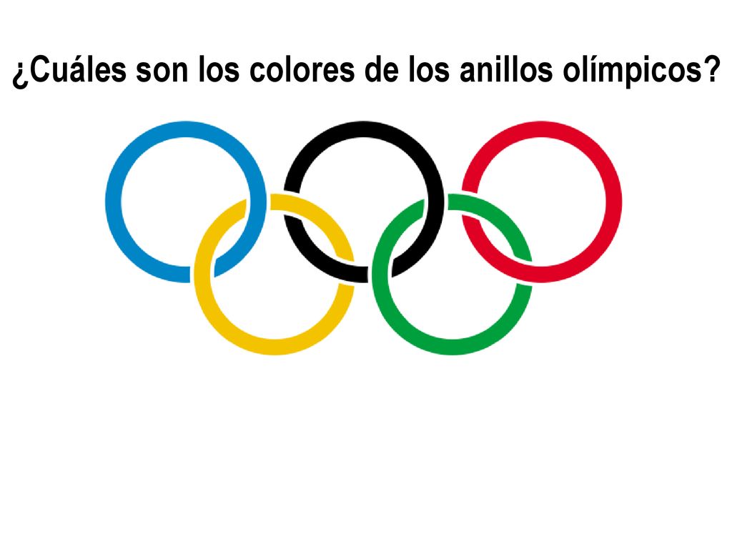 ¿Cuáles son los colores de los anillos olímpicos