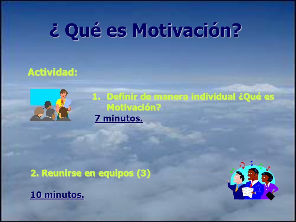 ¿ Qué es Motivación Actividad: