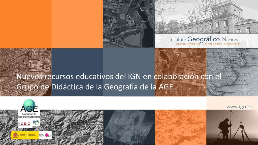Nuevos recursos educativos del IGN en colaboración con el Grupo de Didáctica de la Geografía de la AGE