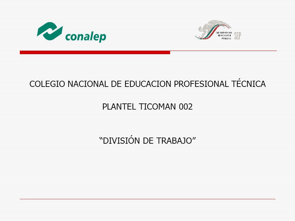 COLEGIO NACIONAL DE EDUCACION PROFESIONAL TÉCNICA