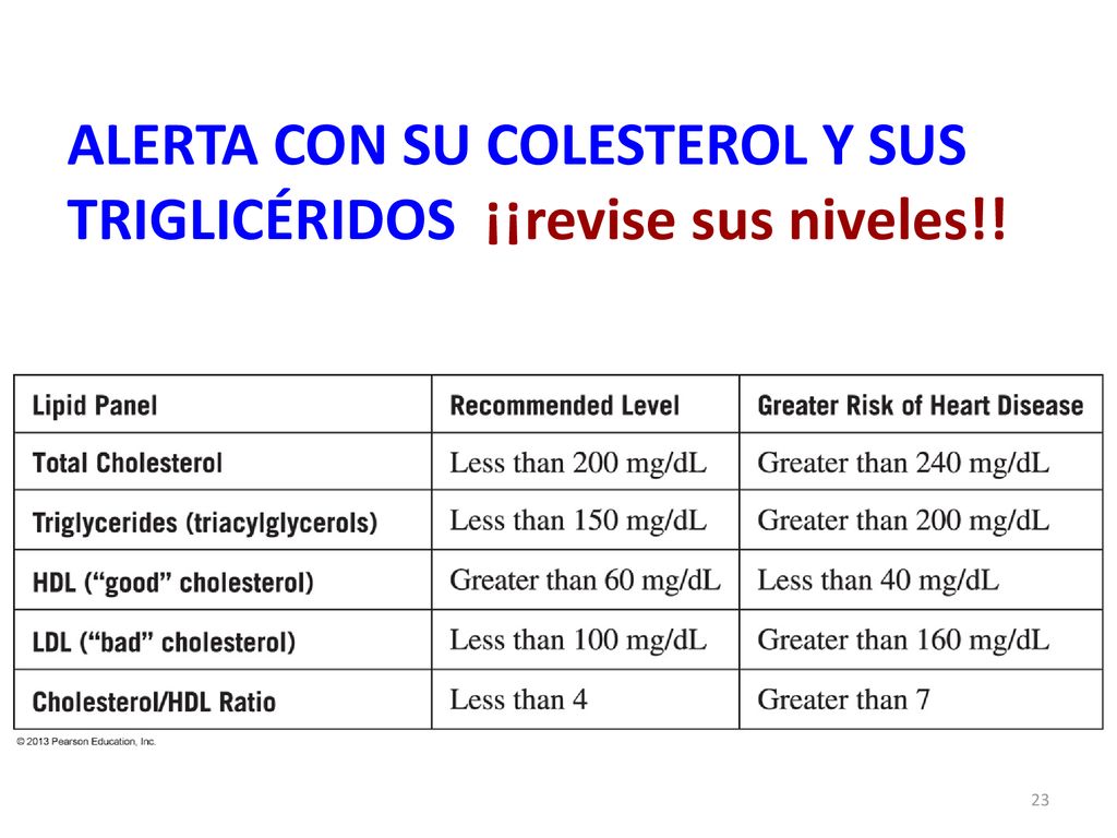 ALERTA CON SU COLESTEROL Y SUS TRIGLICÉRIDOS ¡¡revise sus niveles!!