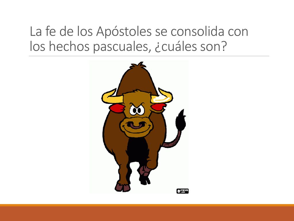 La fe de los Apóstoles se consolida con los hechos pascuales, ¿cuáles son