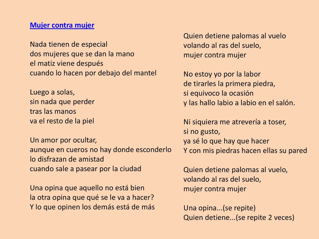 Mujer contra mujer Nada tienen de especial. dos mujeres que se dan la mano. el matiz viene después.
