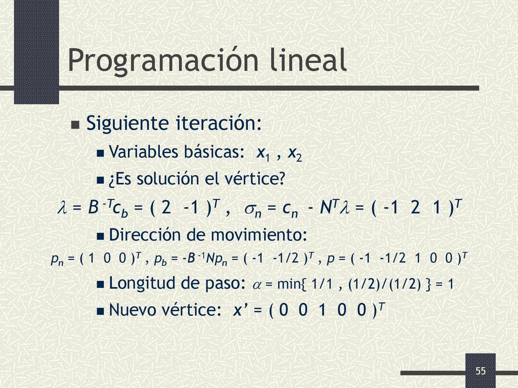  = B -Tcb = ( 2 -1 )T , n = cn - NT = ( )T
