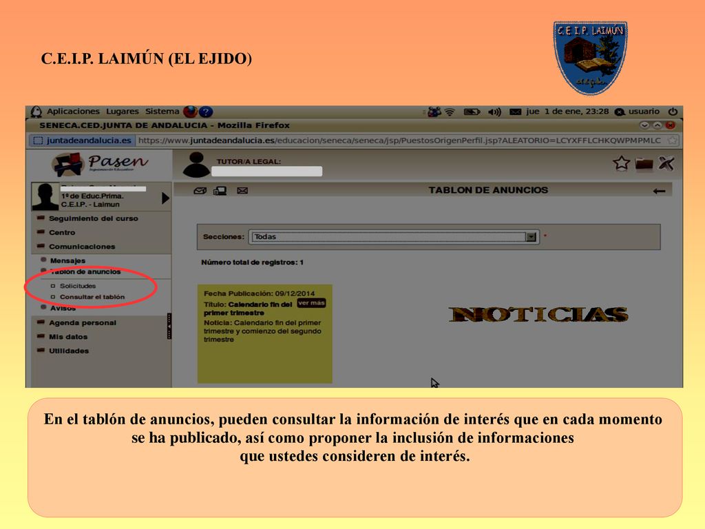 se ha publicado, así como proponer la inclusión de informaciones