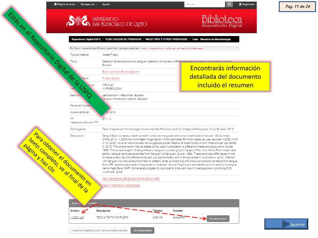 Encontrarás información detallada del documento incluido el resumen
