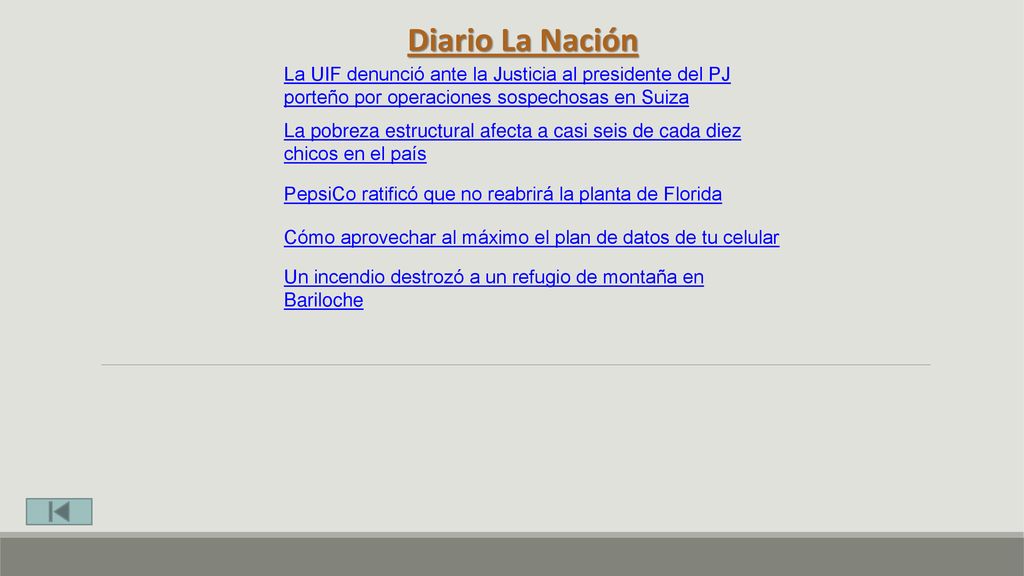 Diario La Nación La UIF denunció ante la Justicia al presidente del PJ porteño por operaciones sospechosas en Suiza.
