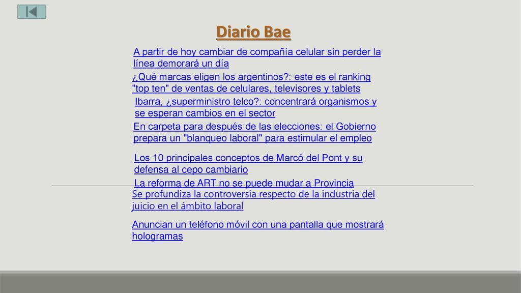 Diario Bae A partir de hoy cambiar de compañía celular sin perder la línea demorará un día.