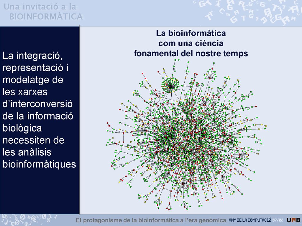 La bioinformàtica com una ciència. fonamental del nostre temps.