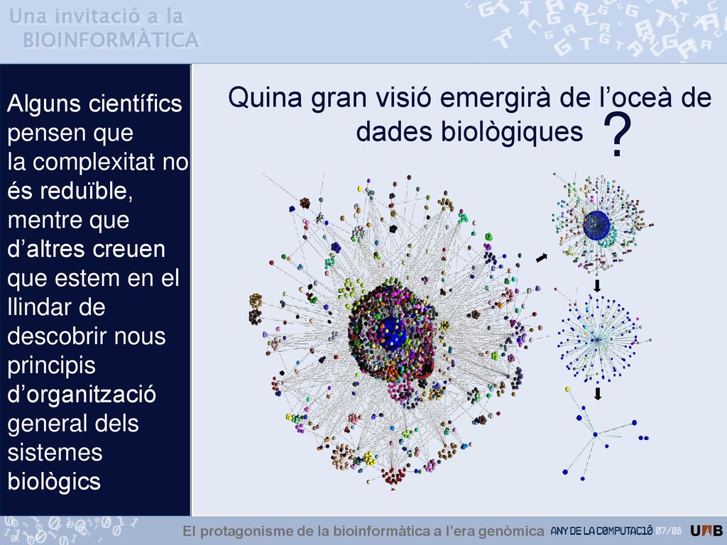 El protagonisme de la bioinformàtica a l’era genòmica