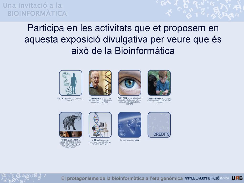 El protagonisme de la bioinformàtica a l’era genòmica