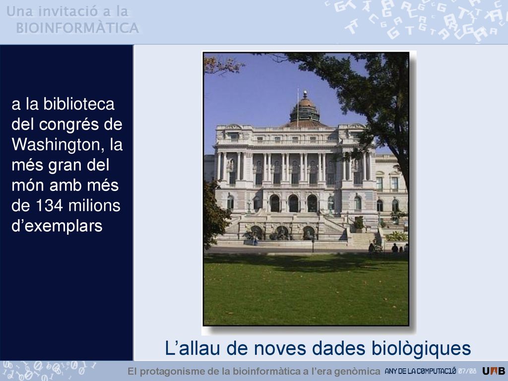El protagonisme de la bioinformàtica a l’era genòmica