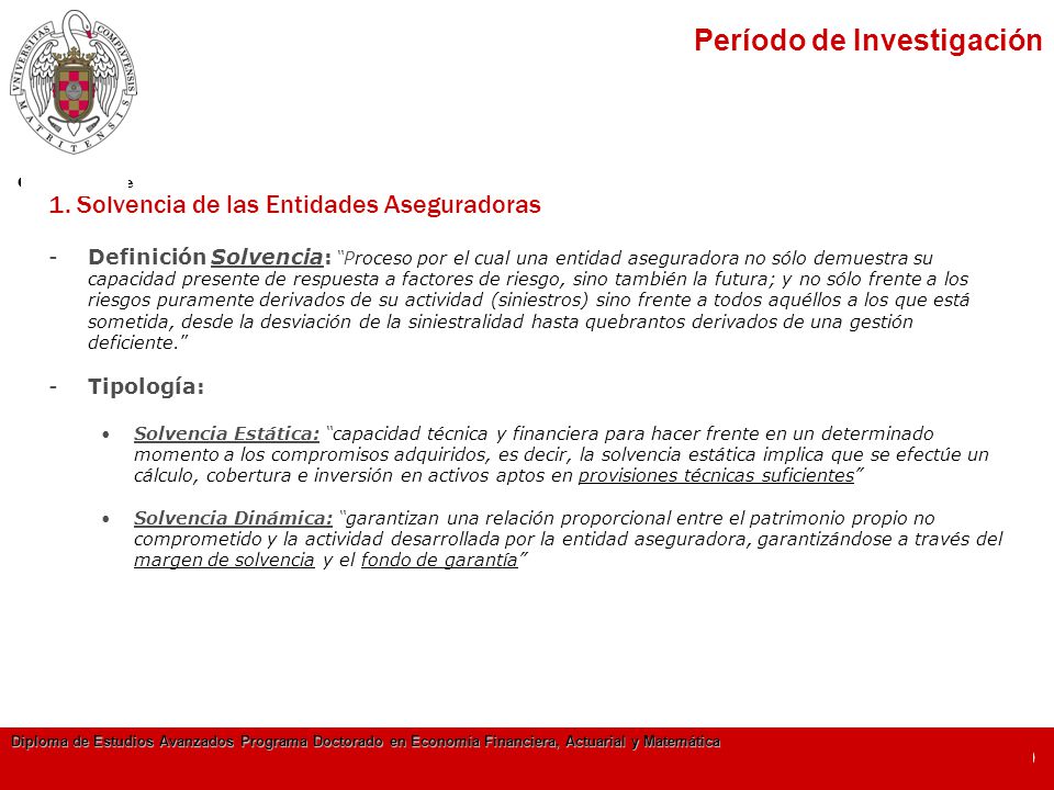 Período de Investigación