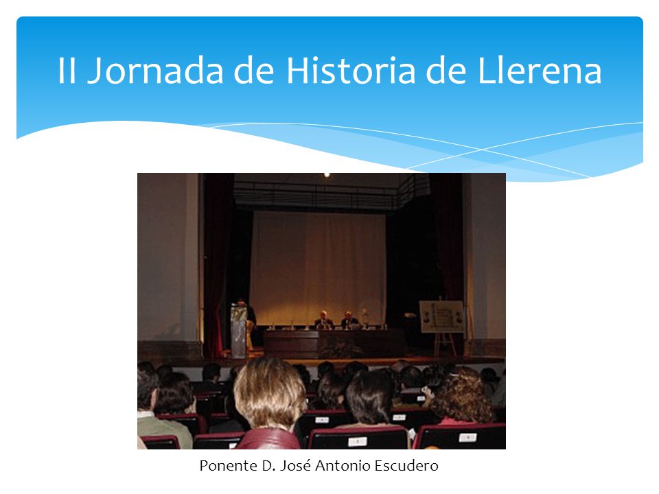 II Jornada de Historia de Llerena