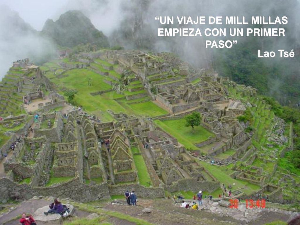 UN VIAJE DE MILL MILLAS EMPIEZA CON UN PRIMER PASO