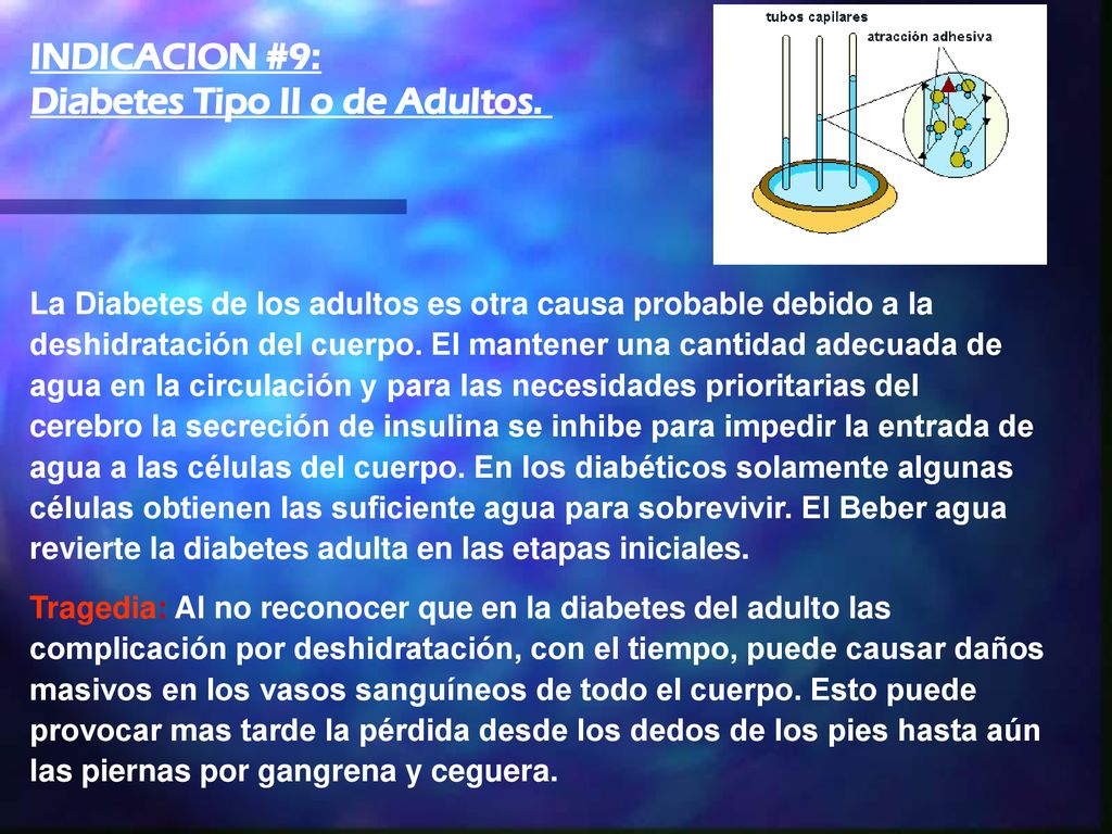 Diabetes Tipo II o de Adultos.