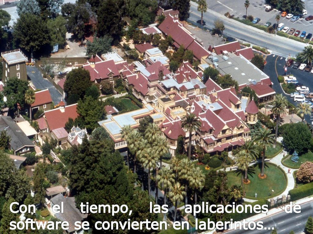 Con el tiempo, las aplicaciones de software se convierten en laberintos…