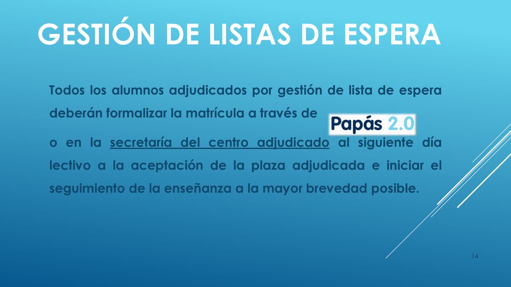GESTIÓN DE LISTAS DE ESPERA