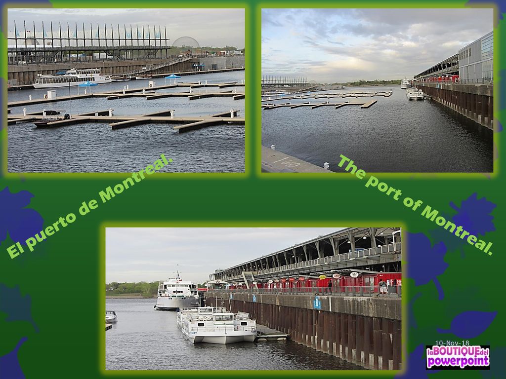 El puerto de Montreal. The port of Montreal. 10-Nov-18