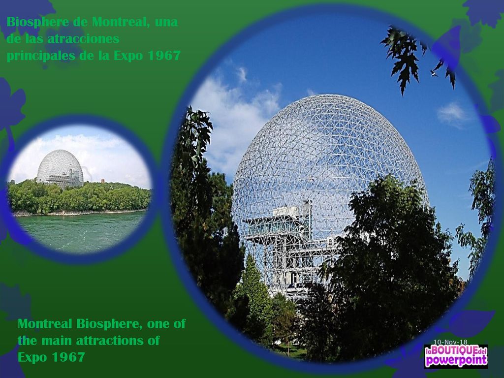 Montreal Biosphere, one of the main attractions of Expo 1967