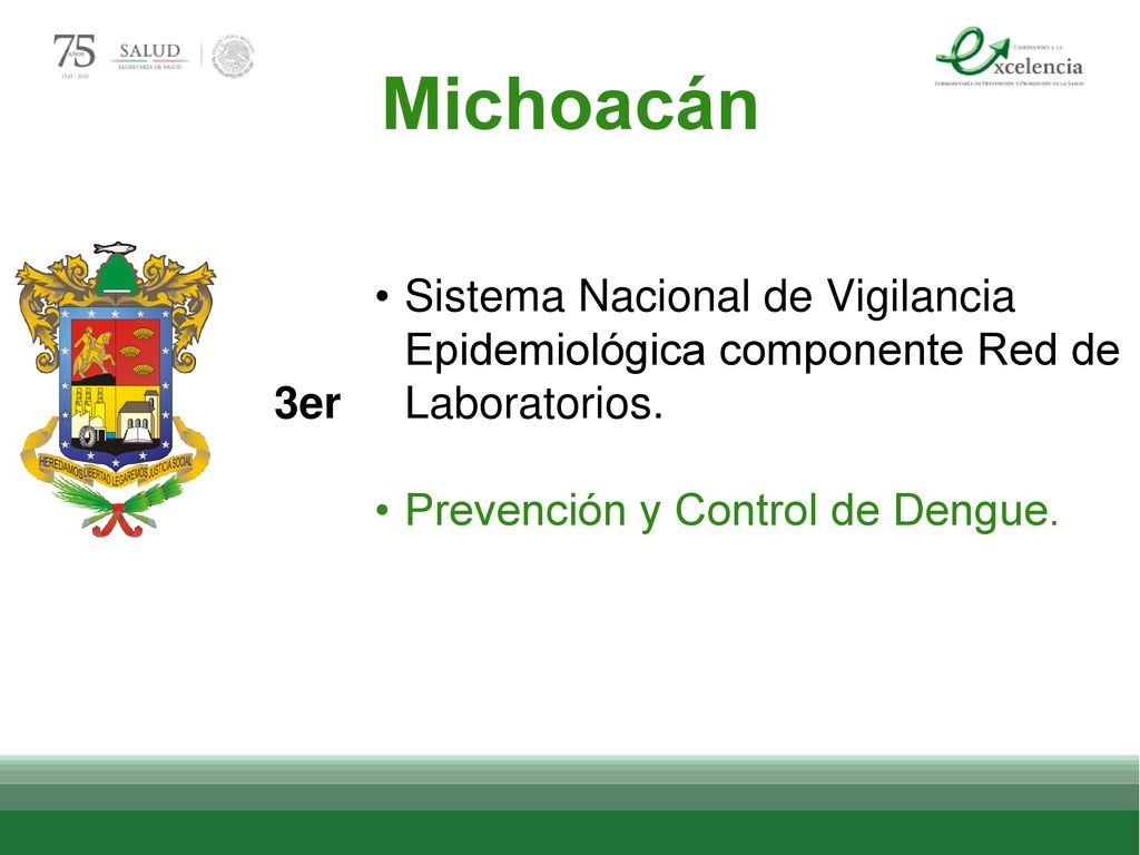 Michoacán 3er. Sistema Nacional de Vigilancia Epidemiológica componente Red de Laboratorios.