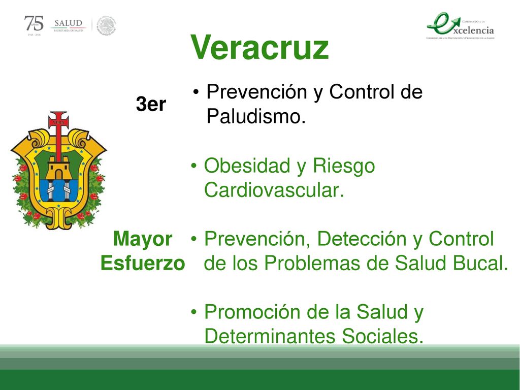 Veracruz 3er Prevención y Control de Paludismo. Mayor Esfuerzo