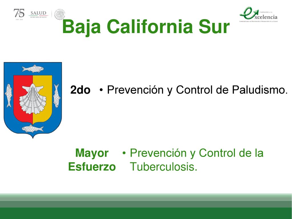 Baja California Sur 2do Prevención y Control de Paludismo.