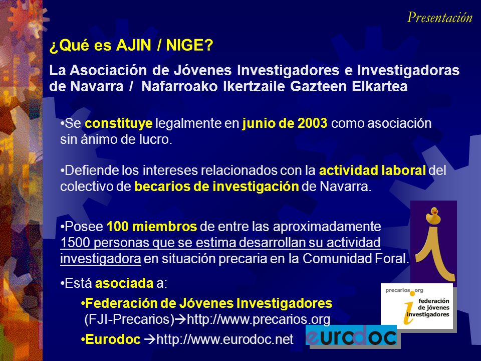 Presentación ¿Qué es AJIN / NIGE