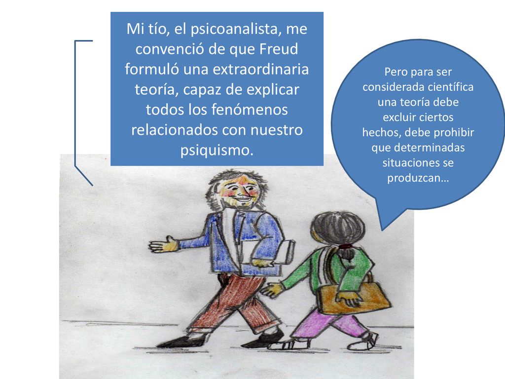 Mi tío, el psicoanalista, me convenció de que Freud formuló una extraordinaria teoría, capaz de explicar todos los fenómenos relacionados con nuestro psiquismo.