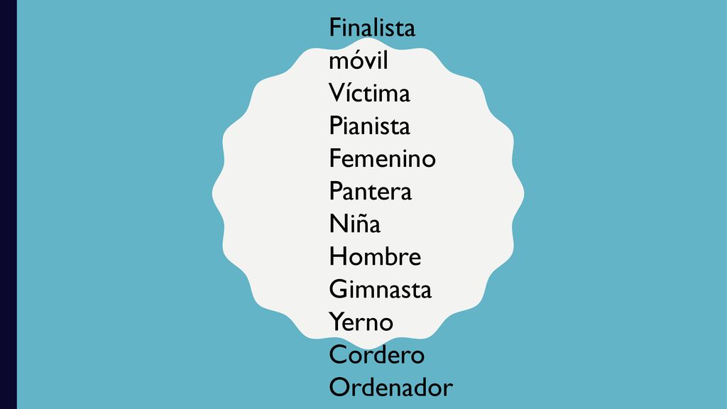 Finalista móvil Víctima Pianista Femenino Pantera Niña Hombre Gimnasta Yerno Cordero Ordenador
