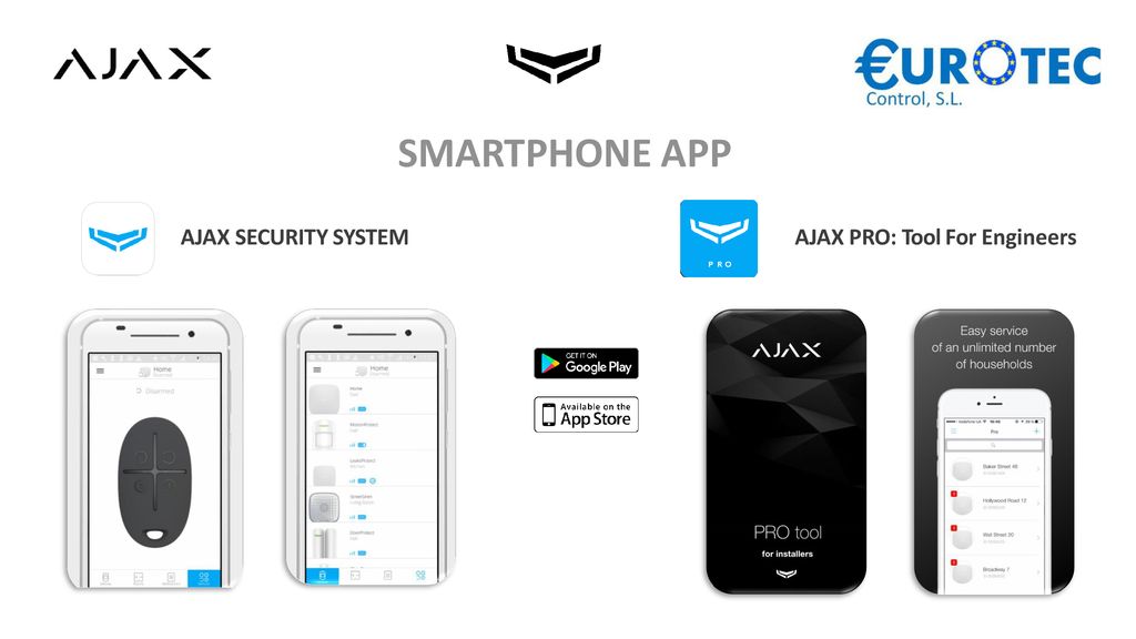 SMARTPHONE APP AJAX SECURITY SYSTEM AJAX PRO: Tool For Engineers