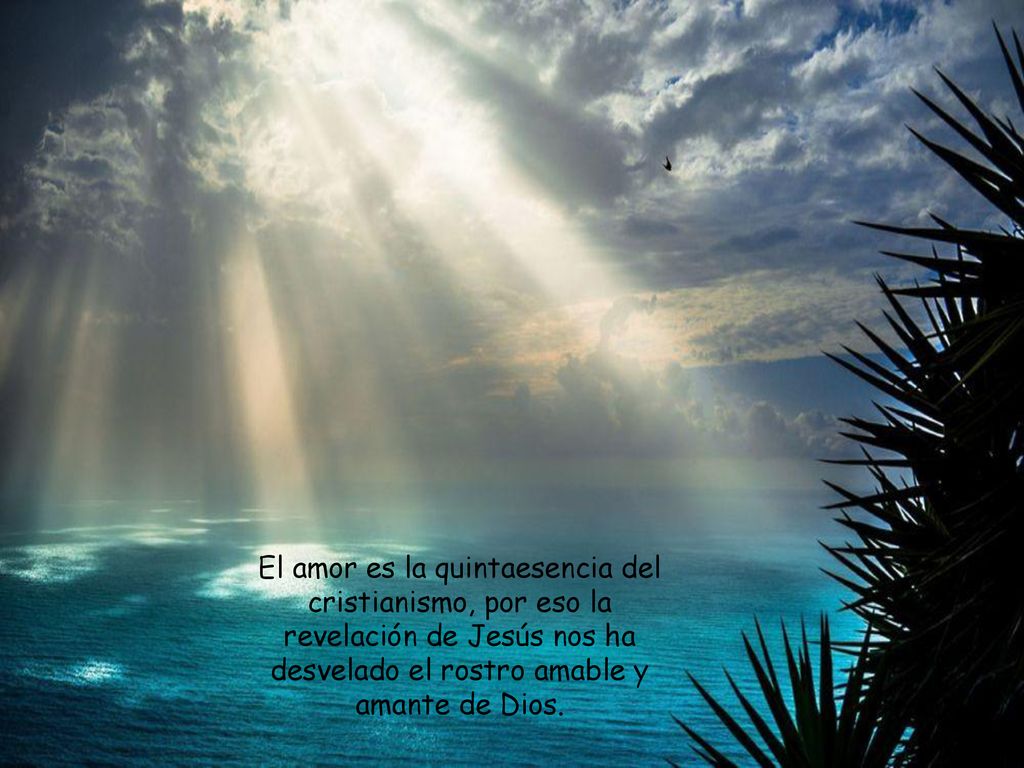 El amor es la quintaesencia del cristianismo, por eso la revelación de Jesús nos ha desvelado el rostro amable y amante de Dios.