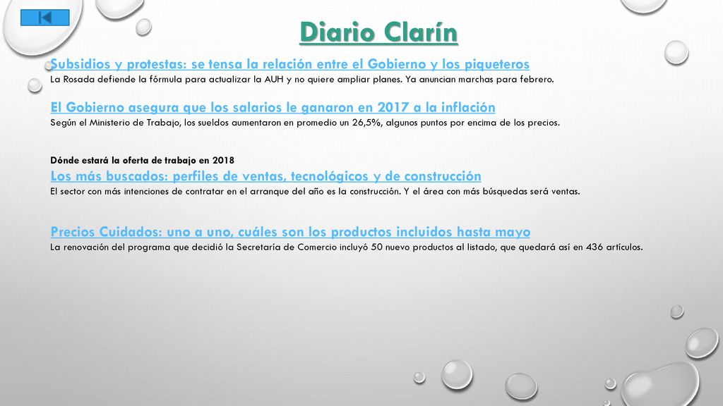 Diario Clarín Subsidios y protestas: se tensa la relación entre el Gobierno y los piqueteros.