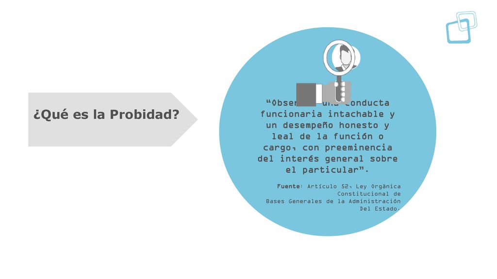 Observar una conducta funcionaria intachable y un desempeño honesto y leal de la función o cargo, con preeminencia del interés general sobre el particular .