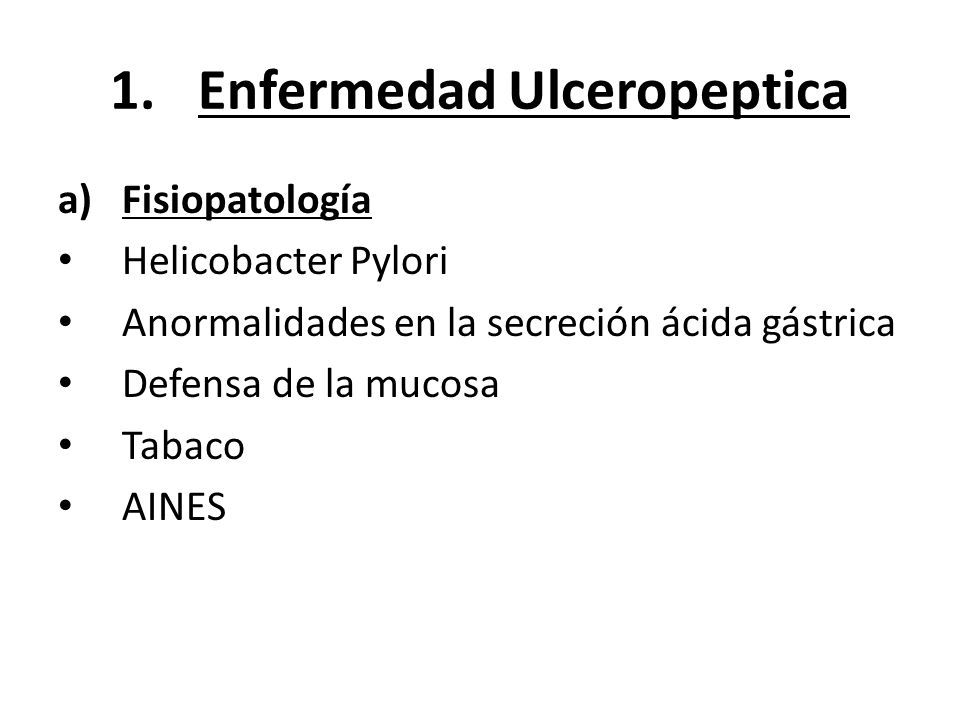 Enfermedad Ulceropeptica